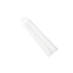 6 inch Stark White Mole Hollow Taper Candles (Set of 2)