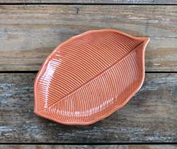 Leaf-Shaped Plate - Orange