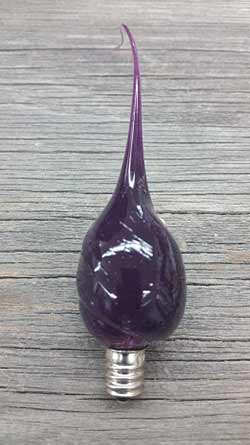 Purple Colored Silicone Light Bulb (Unscented)