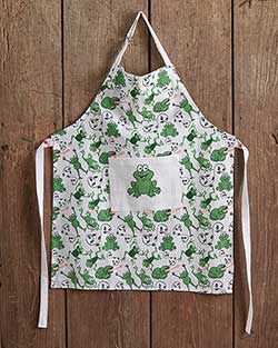 Leaping Frogs Children's Apron