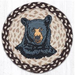 Earth Rugs Bear Braided Tablemat - Round (10 inch)
