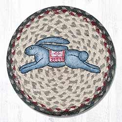Leaping Bunny Braided Tablemat - Round (10 inch)