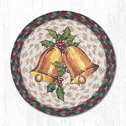 Holly Bell Braided Tablemat - Round (10 inch)