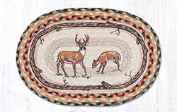 Deer Braided Tablemat - Oval (10 x 15 inch)