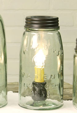 Mason Jar Lamp - Quart