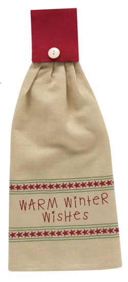 Warm Winter Wishes Hand Towel