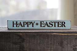 Happy Easter Wood Shelf Sitter