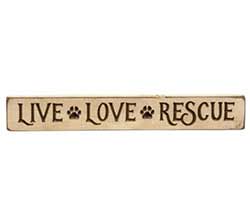 Live Love Rescue Shelf Sitter