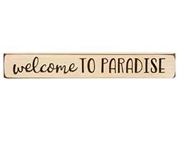 Welcome to Paradise Shelf Sitter