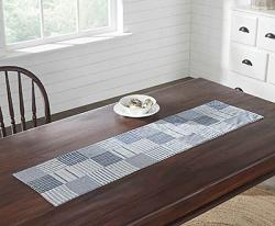 Sawyer Mill Blue Patchwork 48 inch Table Runner