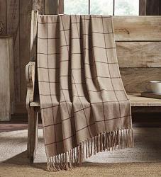 Connell Windowpane Woven Throw
