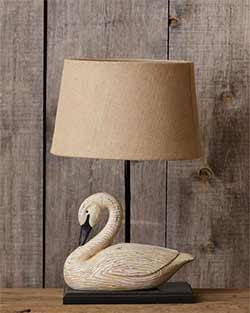 Goose Table Lamp with Shade