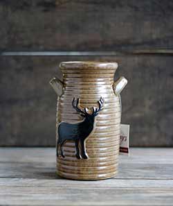 Deer Pottery Jug
