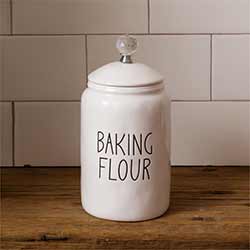 Simple Farmhouse Flour Canister