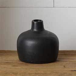 Black Matte Large Vase