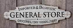 Vintage General Store Sign