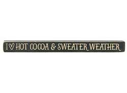 Cocoa & Sweater Weather Shelf Sitter