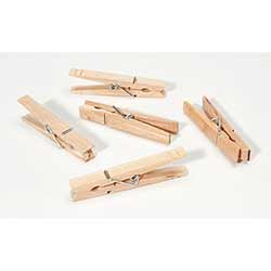 Standard Size Wooden Clothespins (30 Pack)