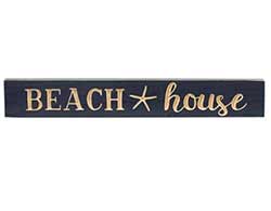 CWI Beach House Engraved Wood Sign