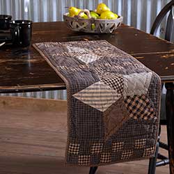Farmhouse Star 36 inch Quilted Table Runner