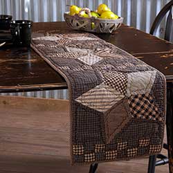 Farmhouse Star 48 inch Quilted Table Runner