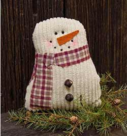 Tea Stained 7.5 inch Snowman