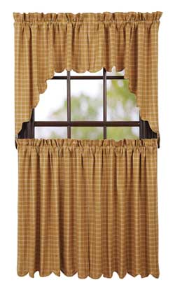 Amherst Tiers - 36 inch  (Gold Plaid)