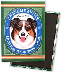 Retro Pets Awesome Aussie Magnet