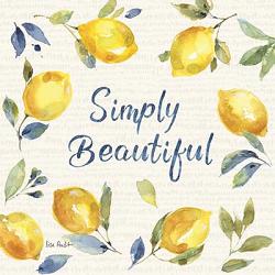 Legacy Simply Beautiful Lemons Coaster