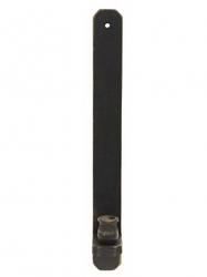 Black Wooden Taper Candle Wall Sconce - 18 inch