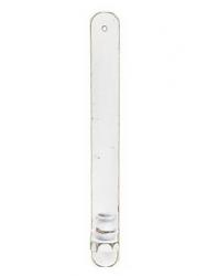 White Wooden Taper Candle Wall Sconce - 18 inch