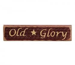 Old Glory Distressed Barnwood Sign