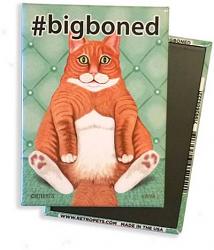 Retro Pets Big Boned Cat Magnet