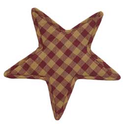 Burgundy Star Trivet