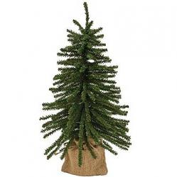 Downswept 18 inch Tree with Burlap Base