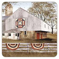 American Star Quilt Coaster