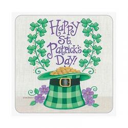St Patrick's Day Hat Coaster