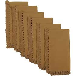 Cassidy Solid Gold Napkins (Set of 6)