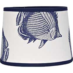 Angel Fish Drum Lamp Shade - 14 inch