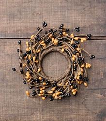 Black & Tan Pip 2.25 inch Candle Ring