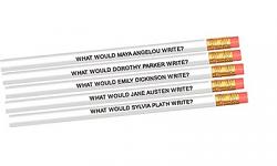 Famous Female Author Pencil Set