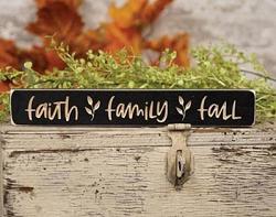 Faith Family Fall Shelf Sitter