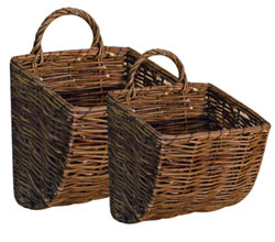 Willow Wall Basket (Set of 2)