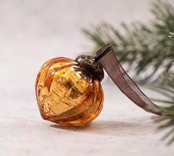 Honey Glass 1 inch Lantern Ornament