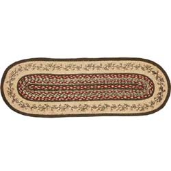 Holly Berry Jute Table Runner, 36 inch