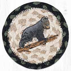 Bear Cub Braided Coaster
