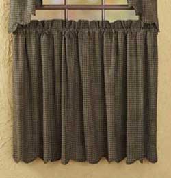 VHC Brands Kettle Grove Cafe Curtains - 36 inch