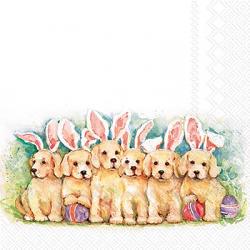 Candy Dogs Easter Paper Luncheon Napkins