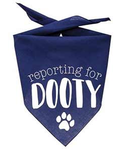 Reporting for Dooty Dog Bandana
