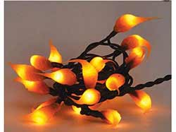 Cinnamon Silicone Dipped String Lights - 50 count